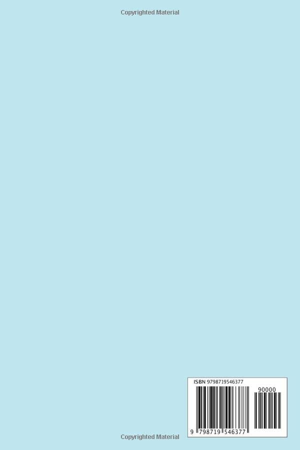 Wellness Planner: Beautiful Unisex Blue and White Planner